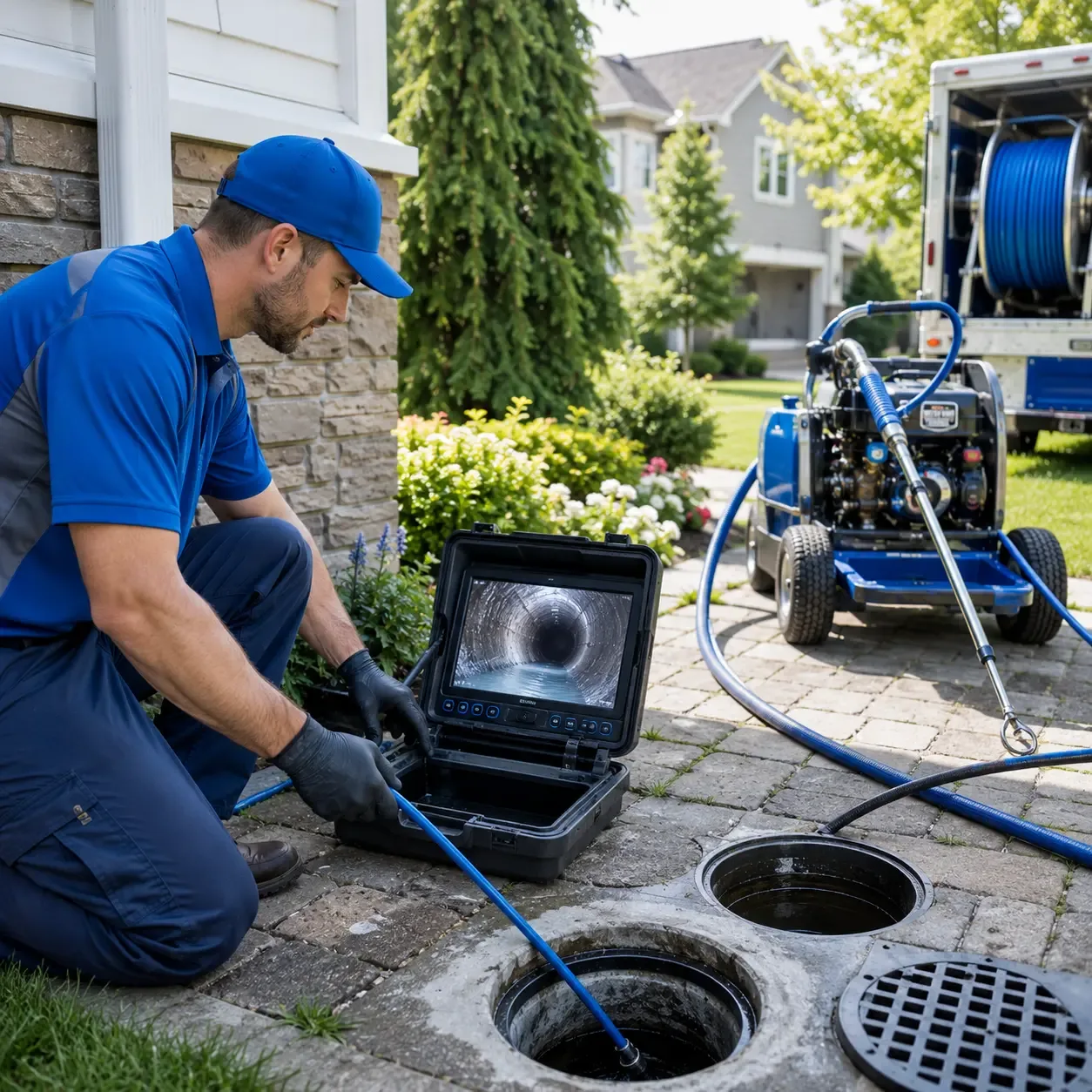 Outdoor drain cleaning professionals serving Windsor Heights, WV